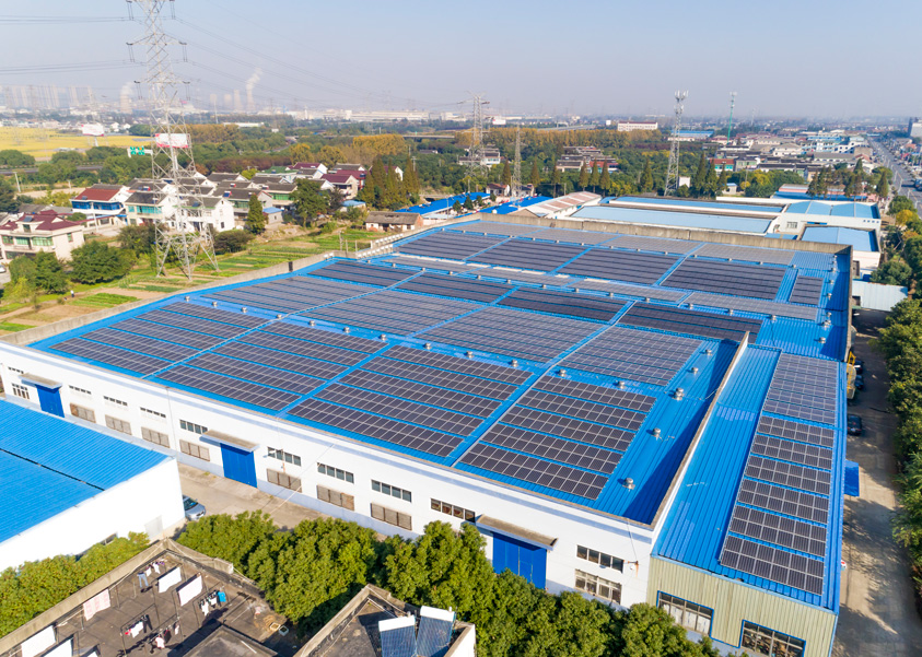 江苏华鹿纺织有限公司新厂光伏电站